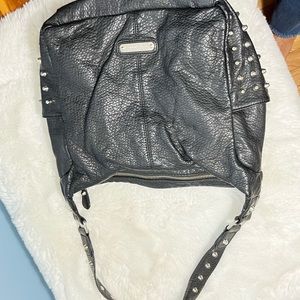 Steve Madden studded black bag shoulder great condition